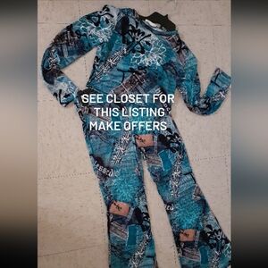 2 PC Crop Top & Pant NWT